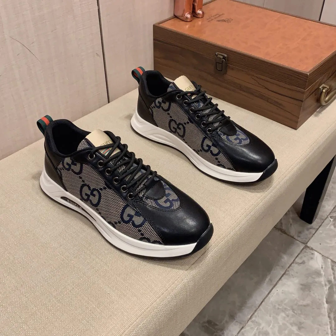 Men's Men's Shoes💰420💰💰🎩🎩[Lightning][Lightning] "Gucci*" The latest and most popular casual sports shoes, top brand [seduce] luxury~purchase, top~quality. [Strong] The upper is made of imported breathable cowhide with material ➕ breathable sheepskin feet (•) and fine workmanship. The original stylish and stylish soft rubber wear-resistant and non-slip outsole is light and comfortable on the feet. The real thing looks better when photographed in real life. 122: code: 38-44, can be customized to 45, 2️⃣ colors available